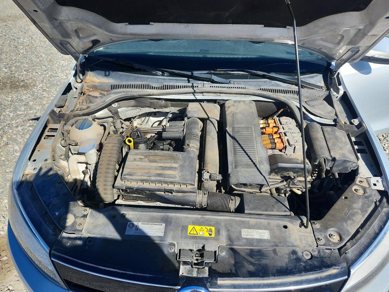 2013 Volkswagen Jetta Hybrid Серебряный vin: 3VW637AJ6DM231163