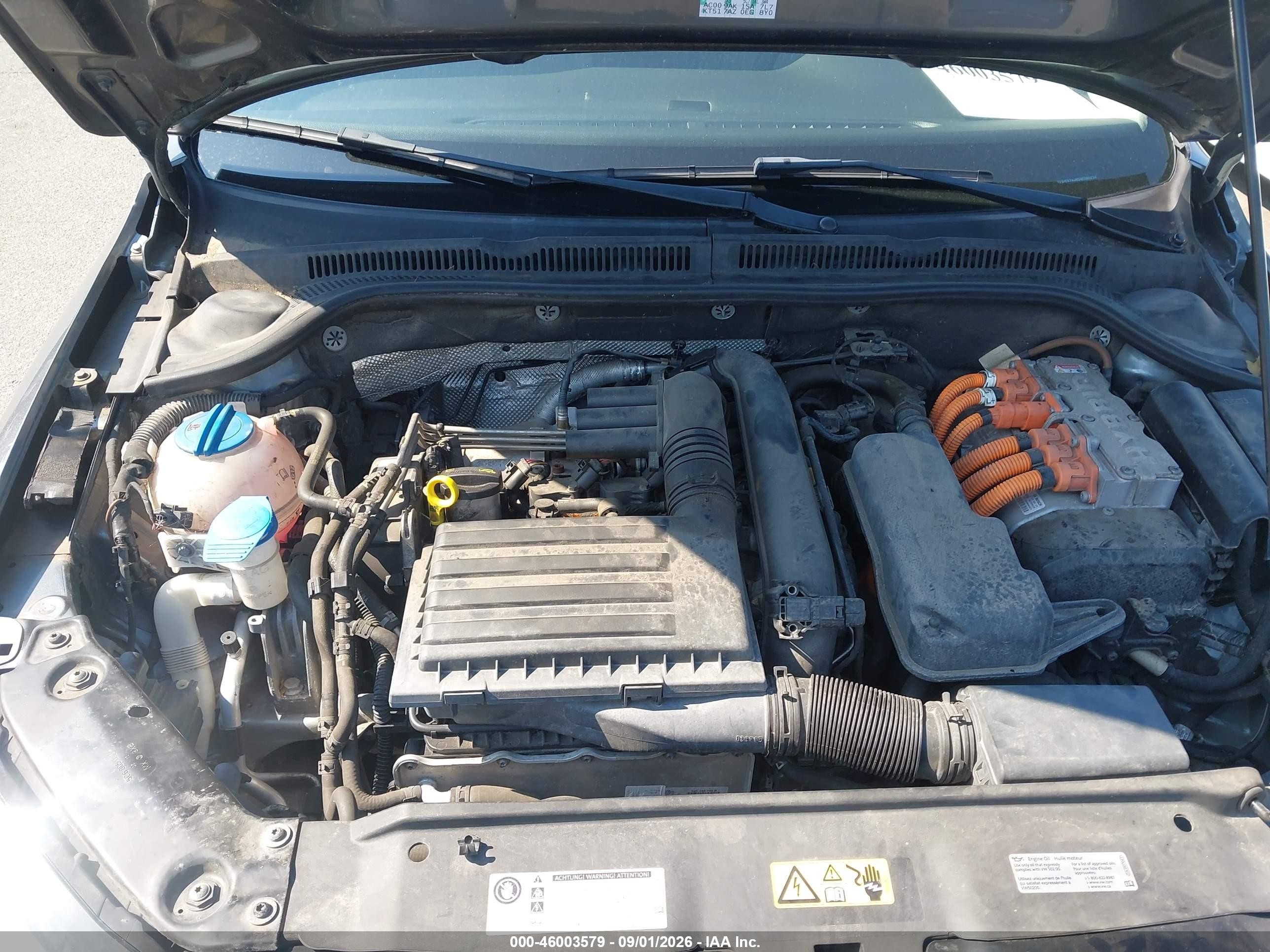 2013 Volkswagen Jetta Hybrid Se Gray vin: 3VW637AJ6DM280234