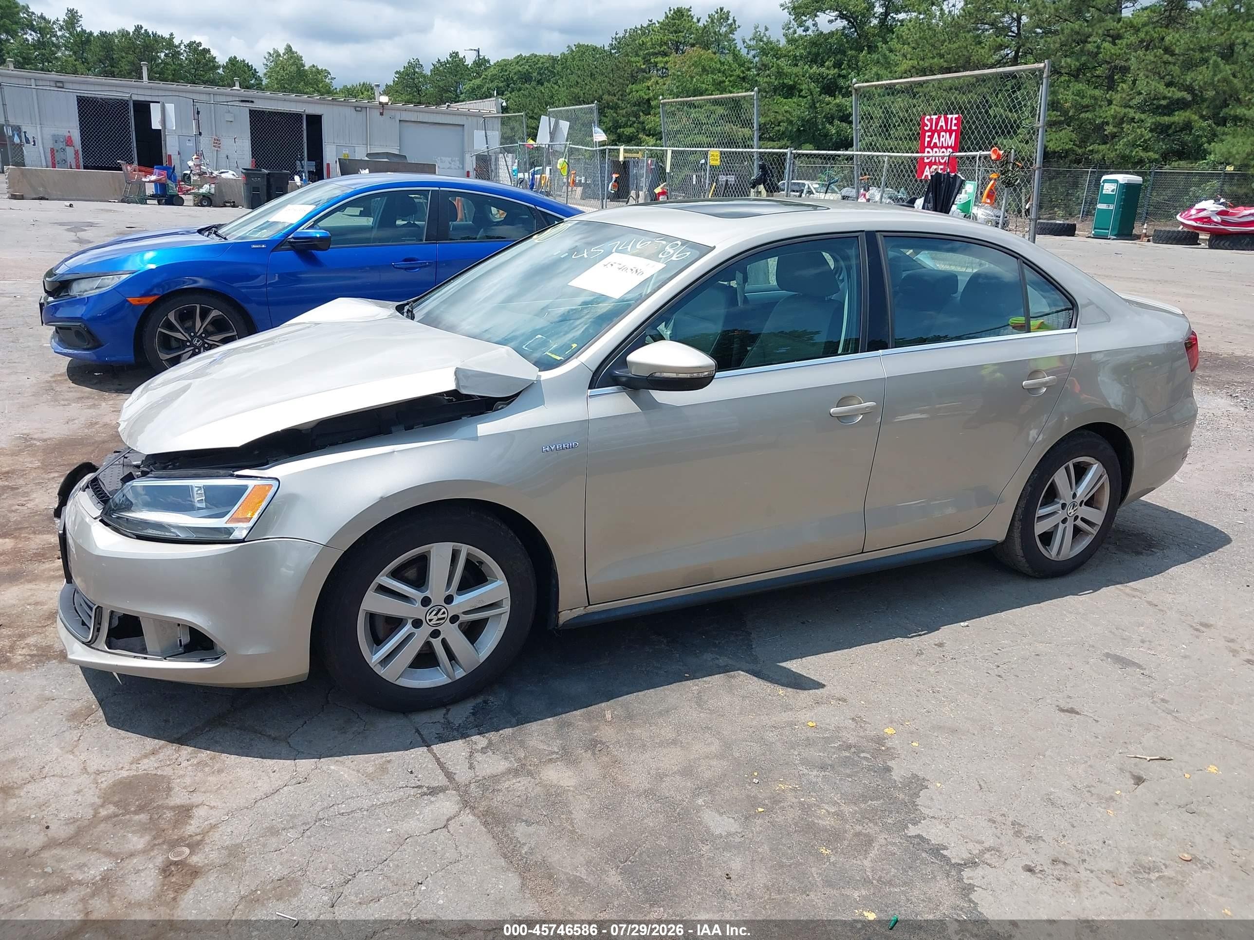 2013 Volkswagen Jetta Hybrid Sel Gray vin: 3VW637AJ6DM280962