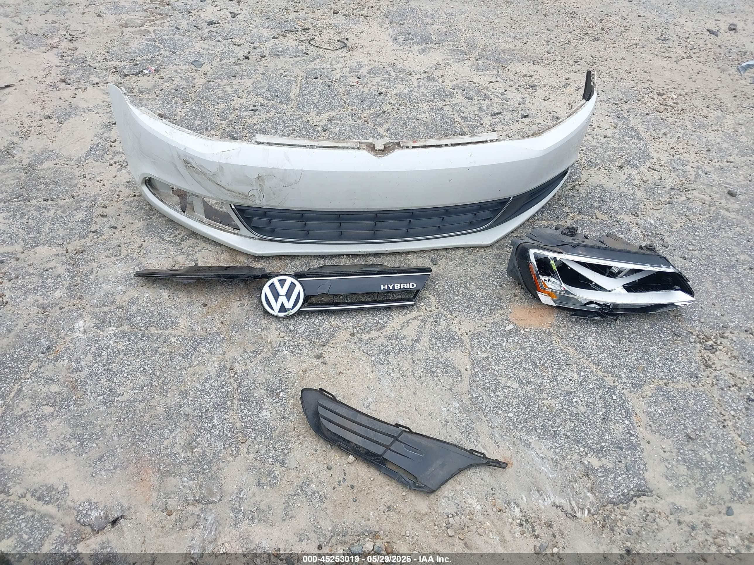 2013 Volkswagen Jetta Hybrid Sel White vin: 3VW637AJ6DM283098