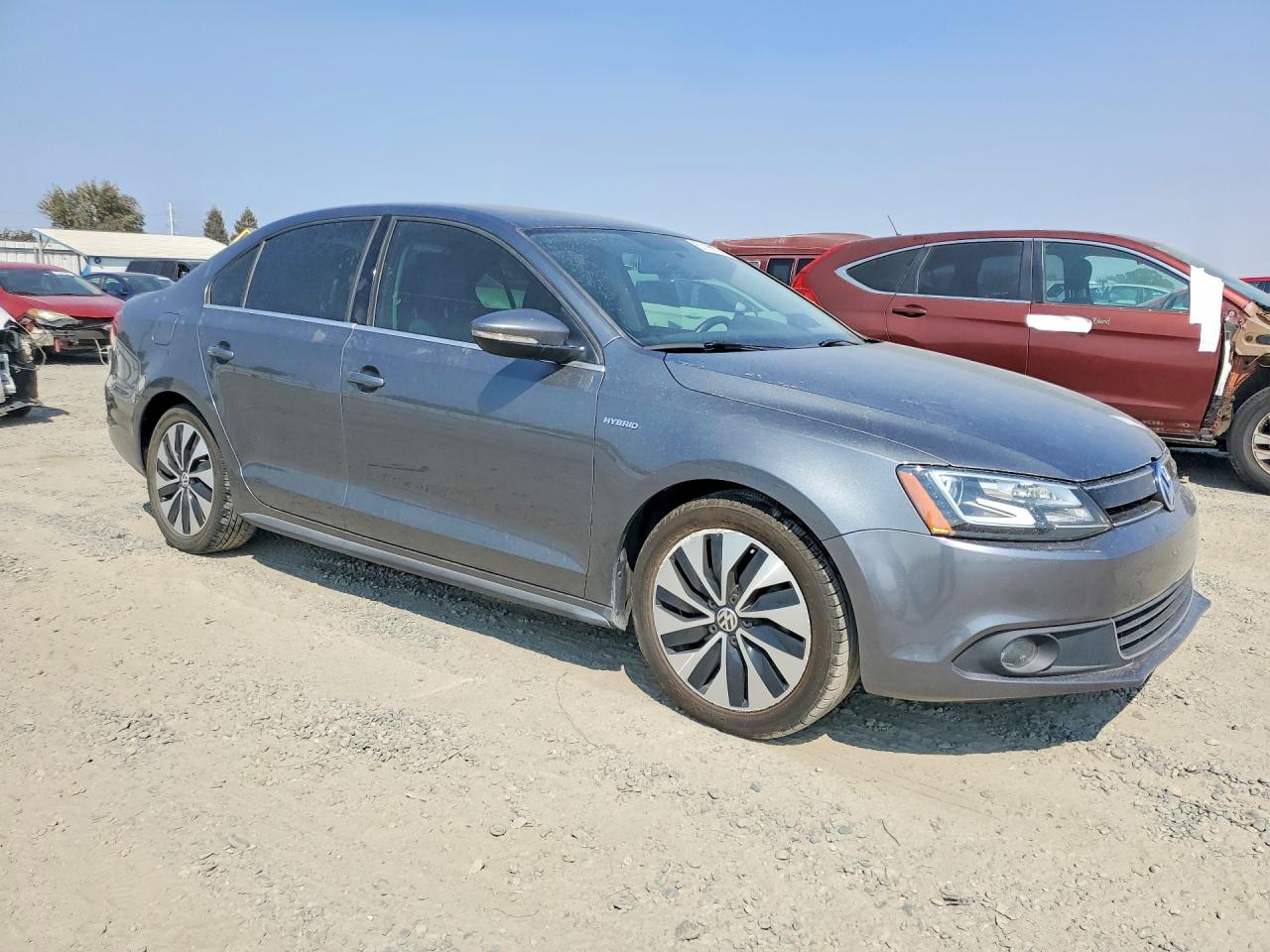 2013 Volkswagen Jetta Hybrid Серый vin: 3VW637AJ7DM233178