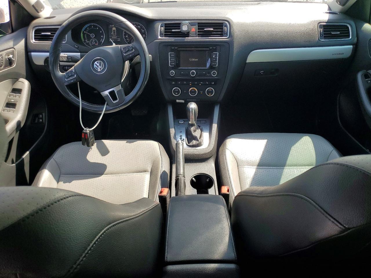 2013 Volkswagen Jetta Hybrid Серый vin: 3VW637AJ7DM233178
