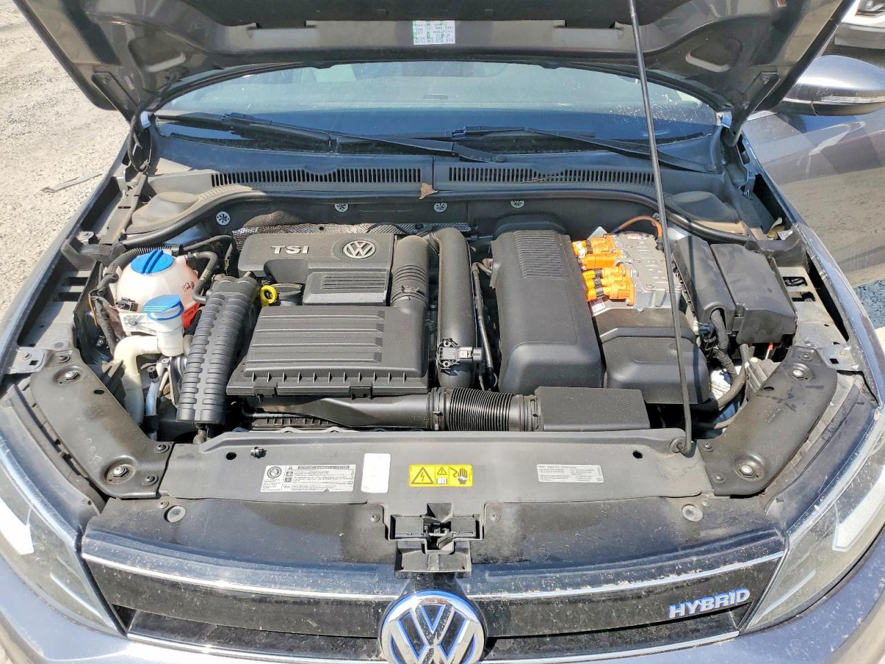 2013 Volkswagen Jetta Hybrid Серый vin: 3VW637AJ7DM233178