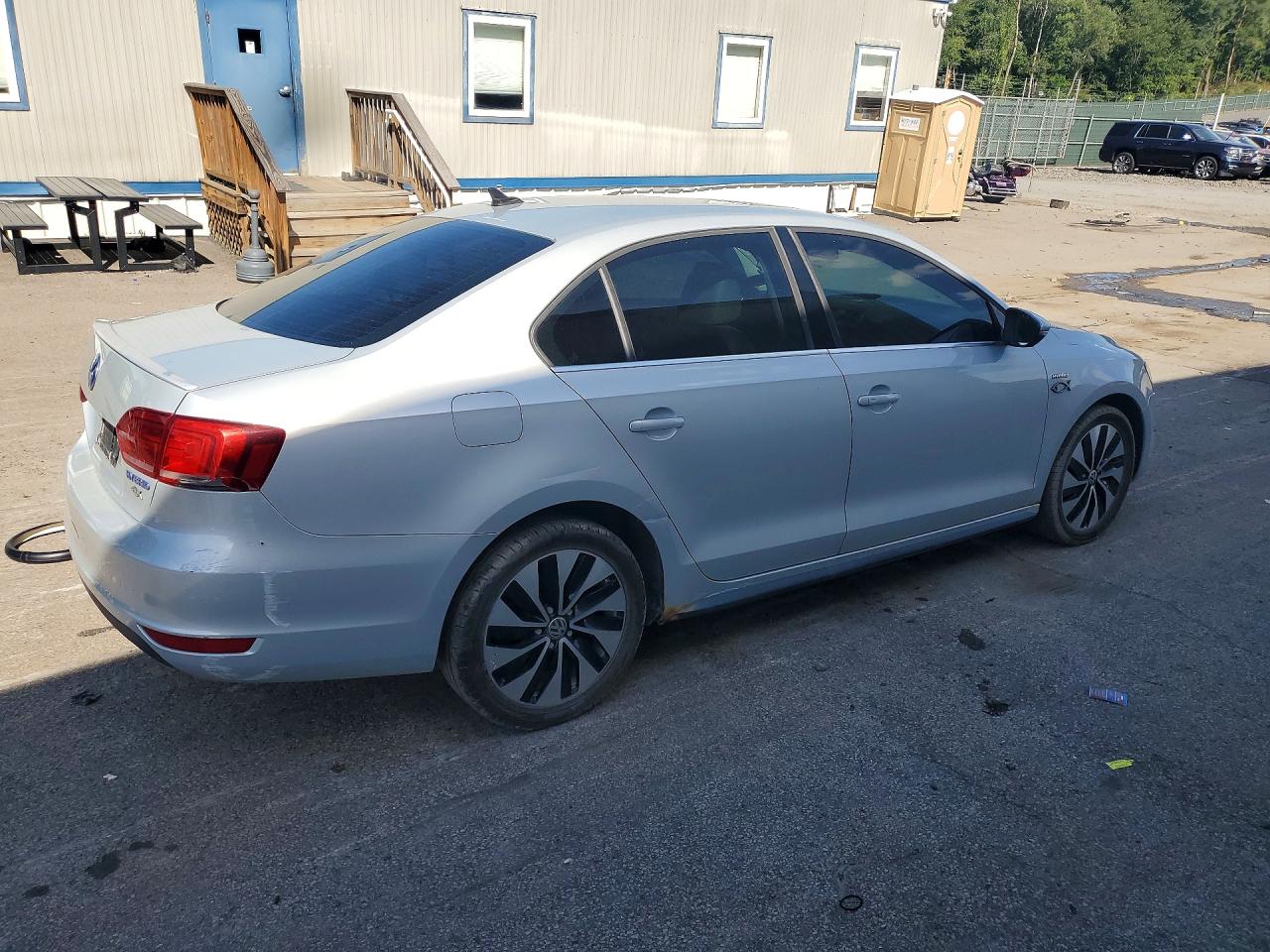 2013 Volkswagen Jetta Hybrid Silver vin: 3VW637AJ8DM223453