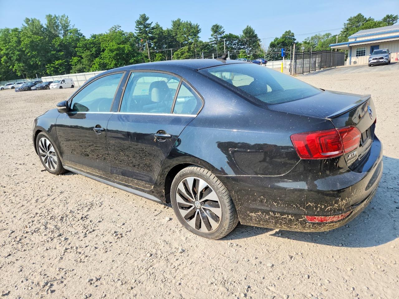 2013 Volkswagen Jetta Hybrid Black vin: 3VW637AJ8DM226031