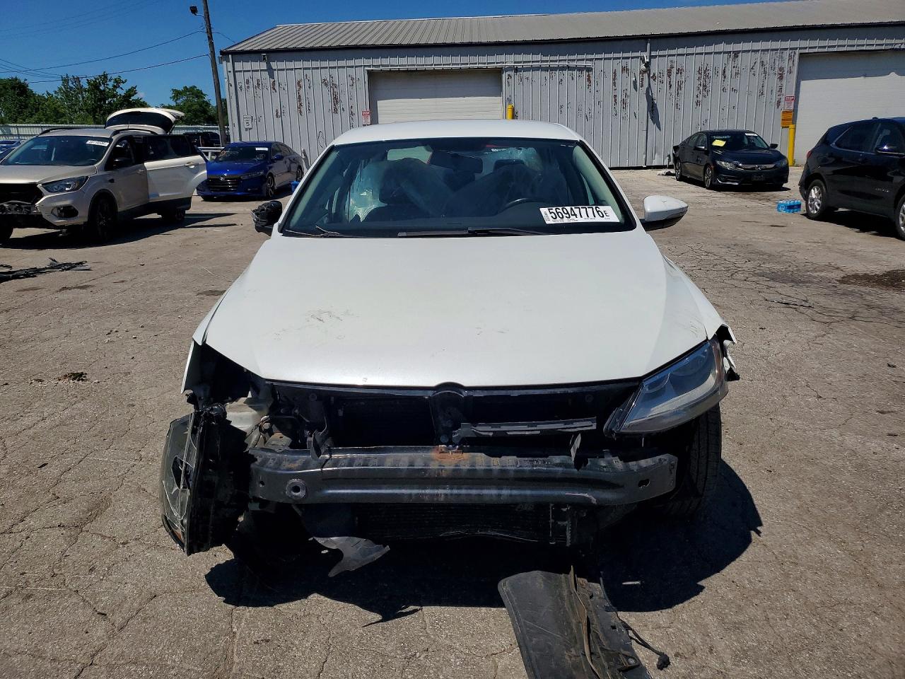 2013 Volkswagen Jetta Hybrid White vin: 3VW637AJ8DM251477