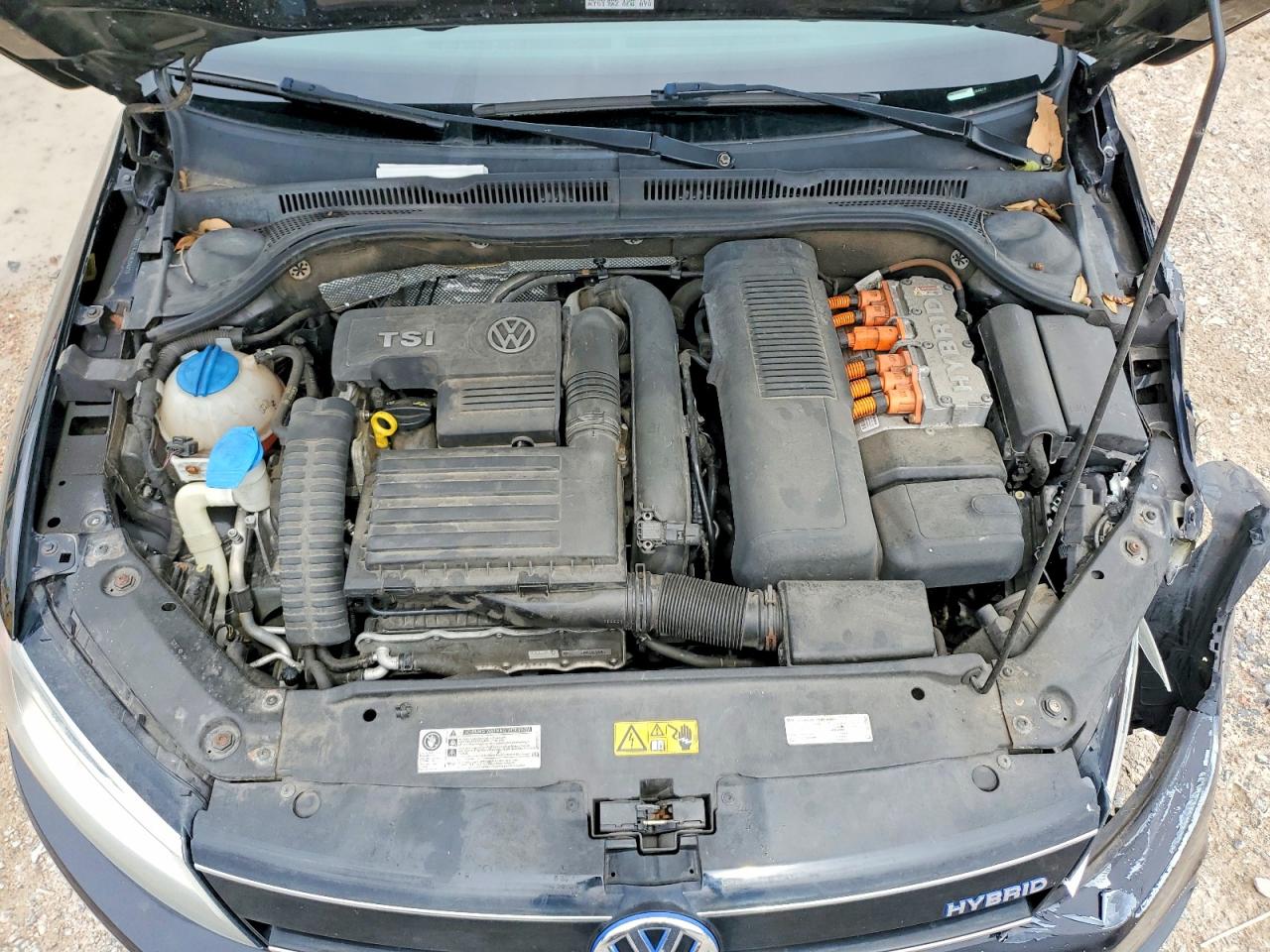 2013 Volkswagen Jetta Hybrid Черный vin: 3VW637AJ8DM284916