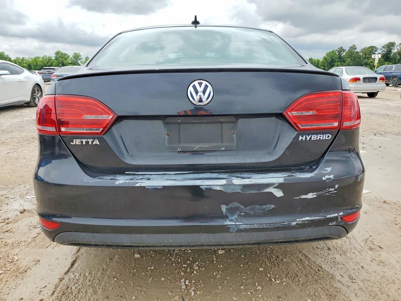 2013 Volkswagen Jetta Hybrid Черный vin: 3VW637AJ8DM284916