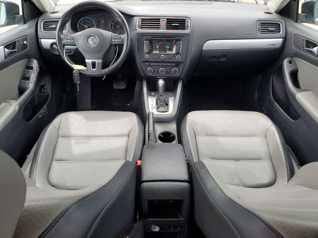 2013 Volkswagen Jetta Hybrid Черный vin: 3VW637AJ8DM284916