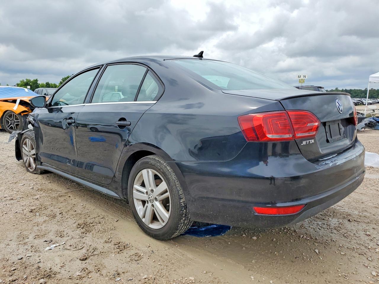 2013 Volkswagen Jetta Hybrid Черный vin: 3VW637AJ8DM284916