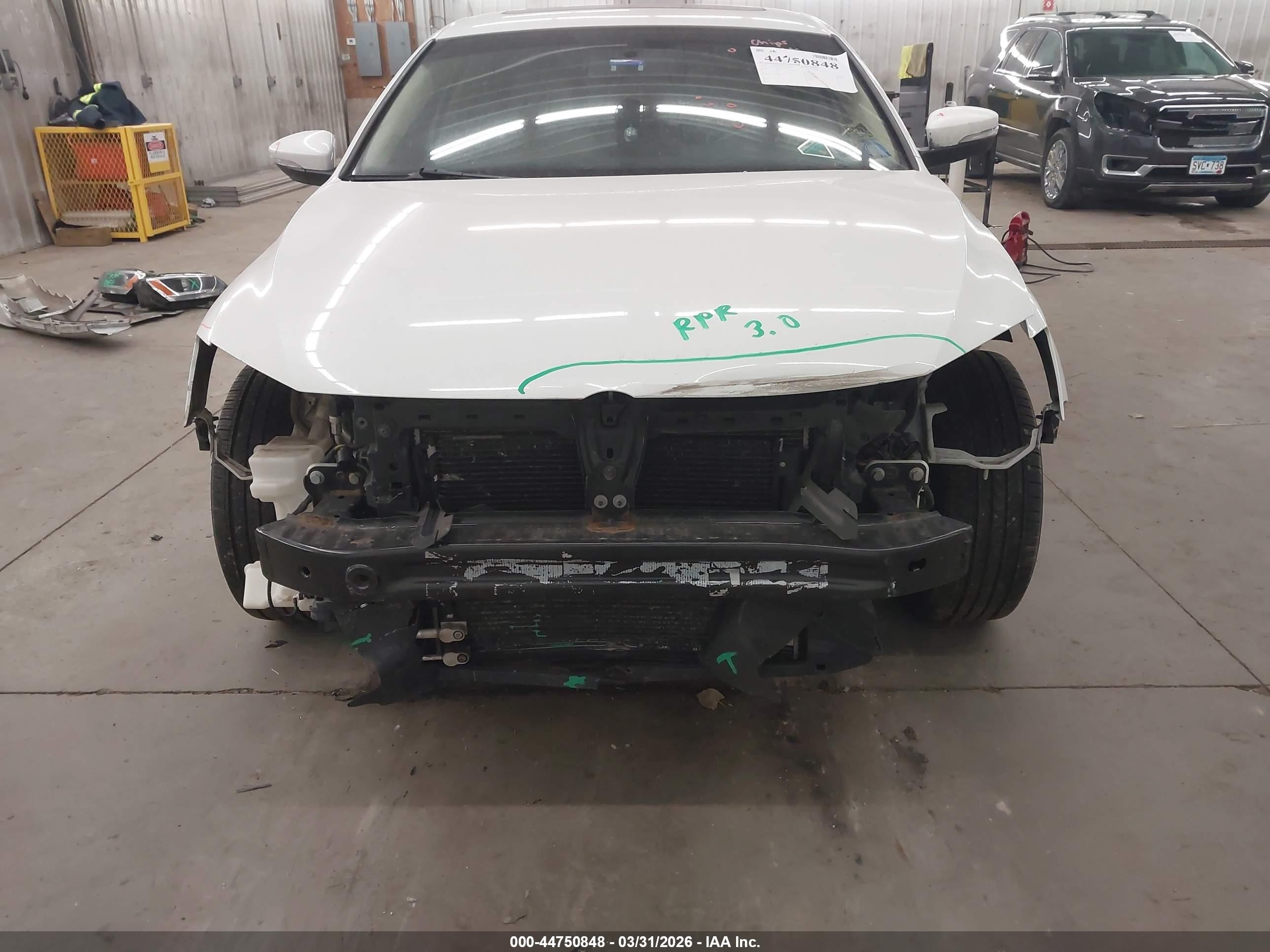 2014 Volkswagen Jetta Hybrid Sel White vin: 3VW637AJ8EM234079