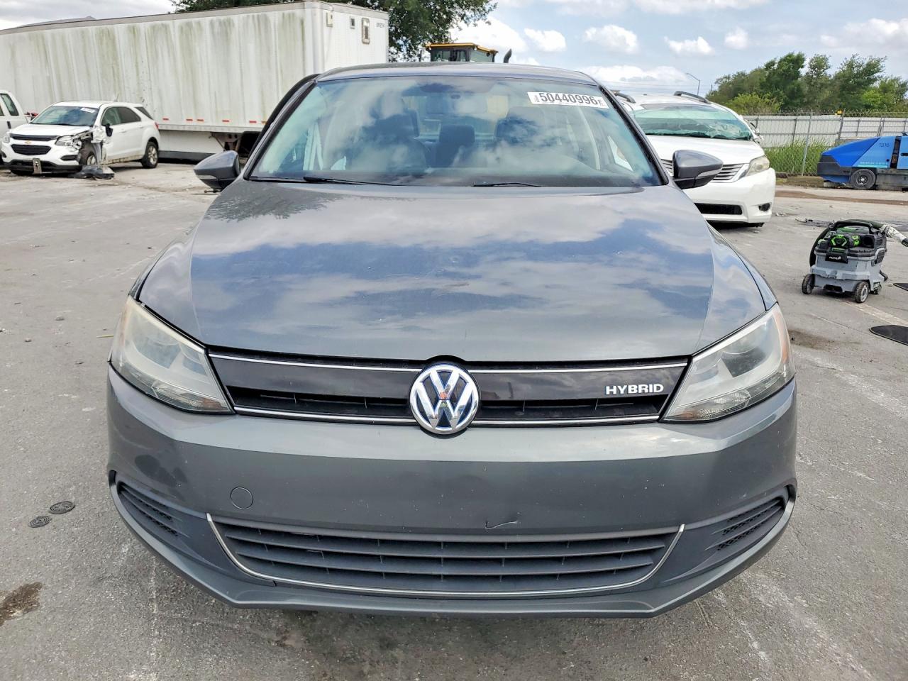 2013 Volkswagen Jetta Hybrid Gray vin: 3VW637AJ9DM246000