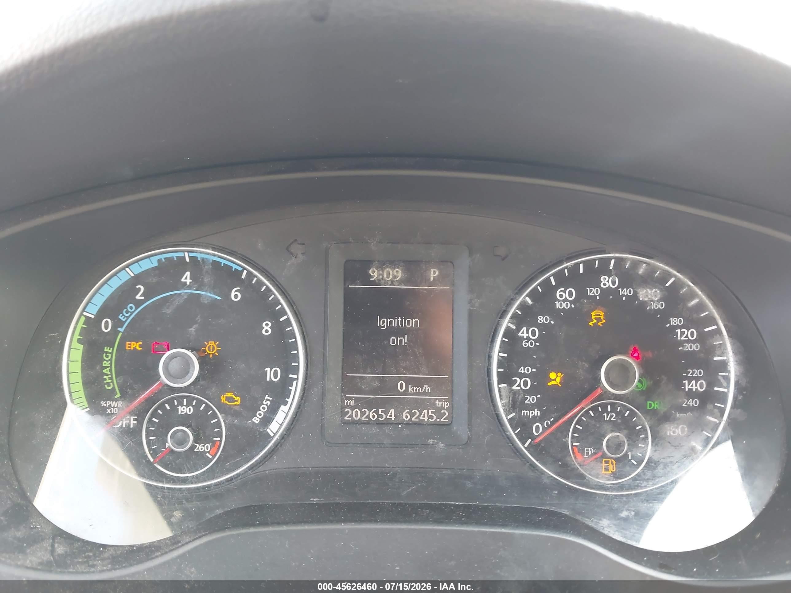 2013 Volkswagen Jetta Hybrid Se Gold vin: 3VW637AJ9DM308253