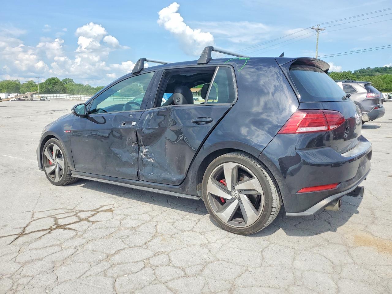 2019 Volkswagen Gti S Black vin: 3VW6T7AU5KM001802