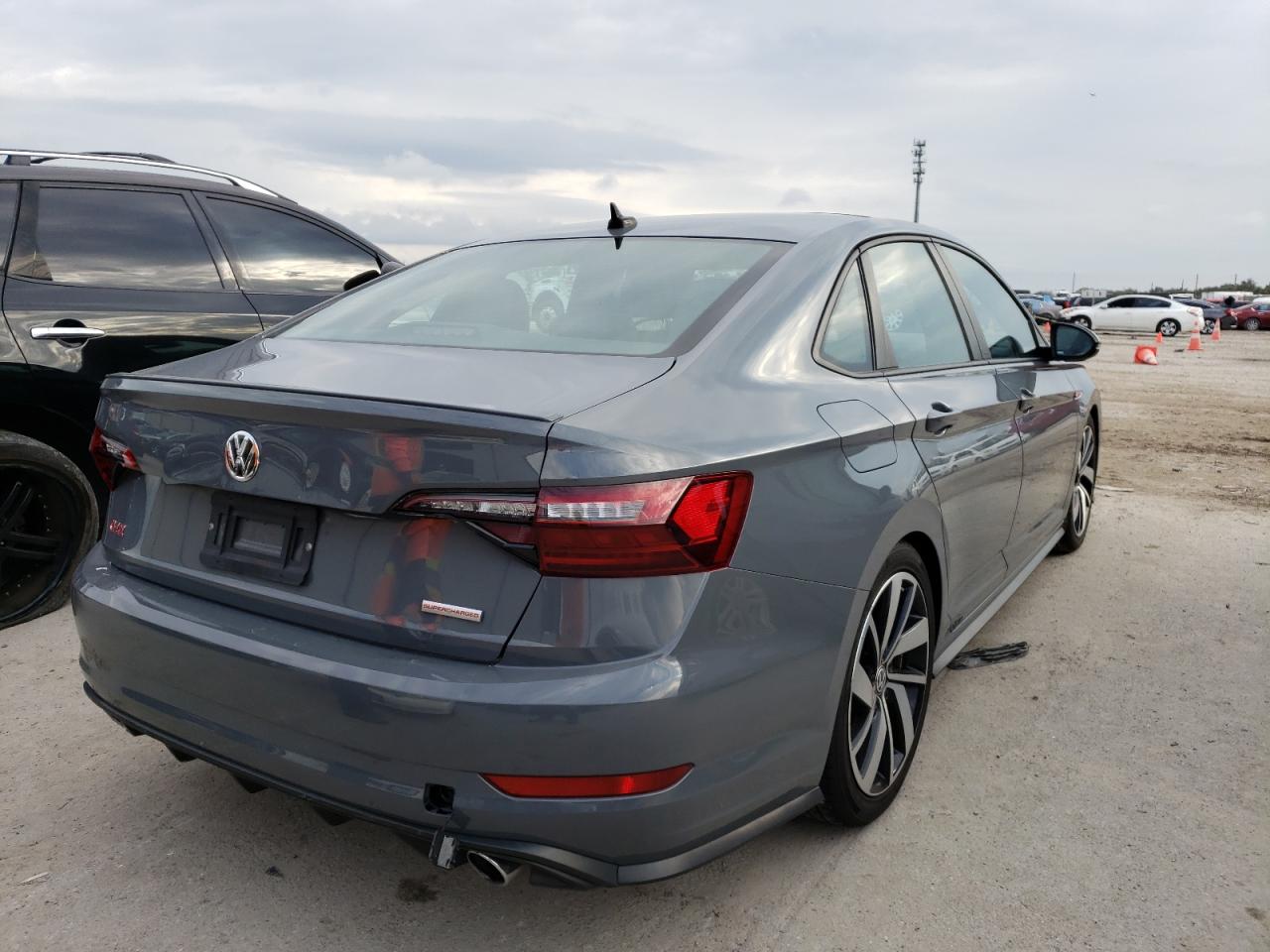 2021 Volkswagen Jetta Gli Gray vin: 3VW6T7BU1MM041604
