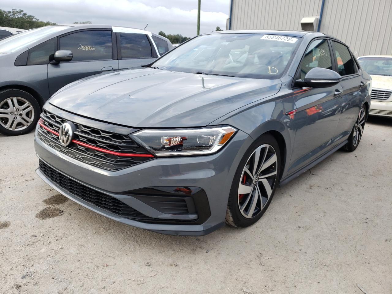 2021 Volkswagen Jetta Gli Gray vin: 3VW6T7BU1MM041604