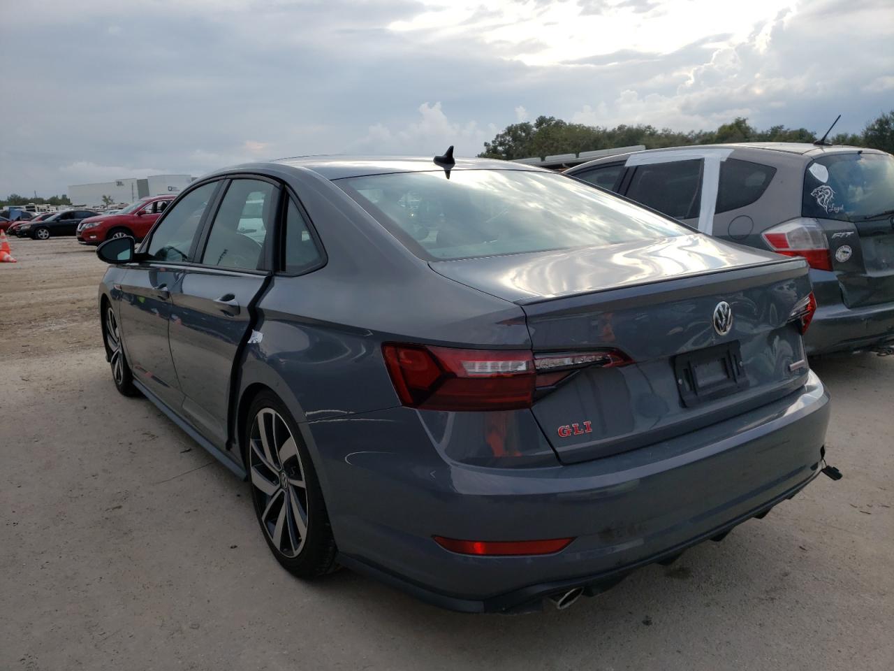 2021 Volkswagen Jetta Gli Gray vin: 3VW6T7BU1MM041604