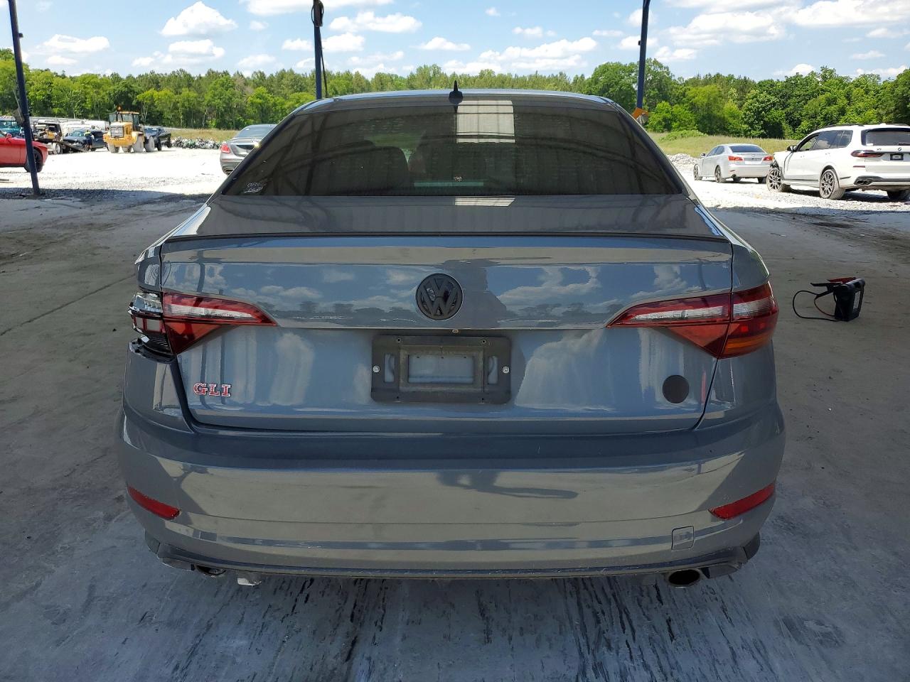 2019 Volkswagen Jetta Gli Gray vin: 3VW6T7BU3KM217937