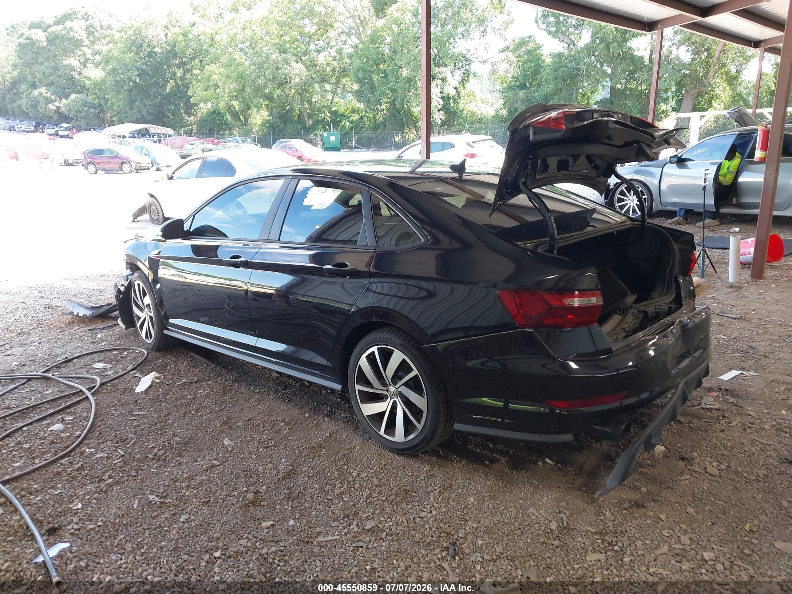 2020 Volkswagen Jetta Gli 2.0t Autobahn/2.0t S Black vin: 3VW6T7BU7LM021467