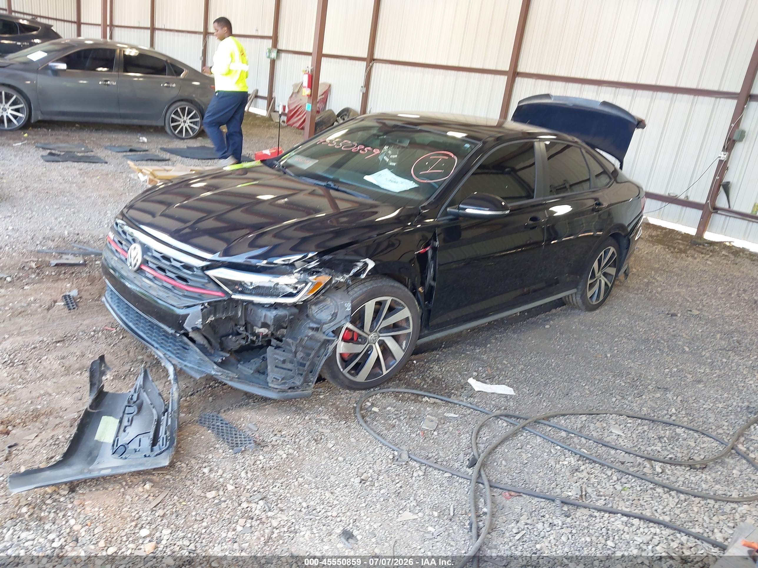 2020 Volkswagen Jetta Gli 2.0t Autobahn/2.0t S Black vin: 3VW6T7BU7LM021467