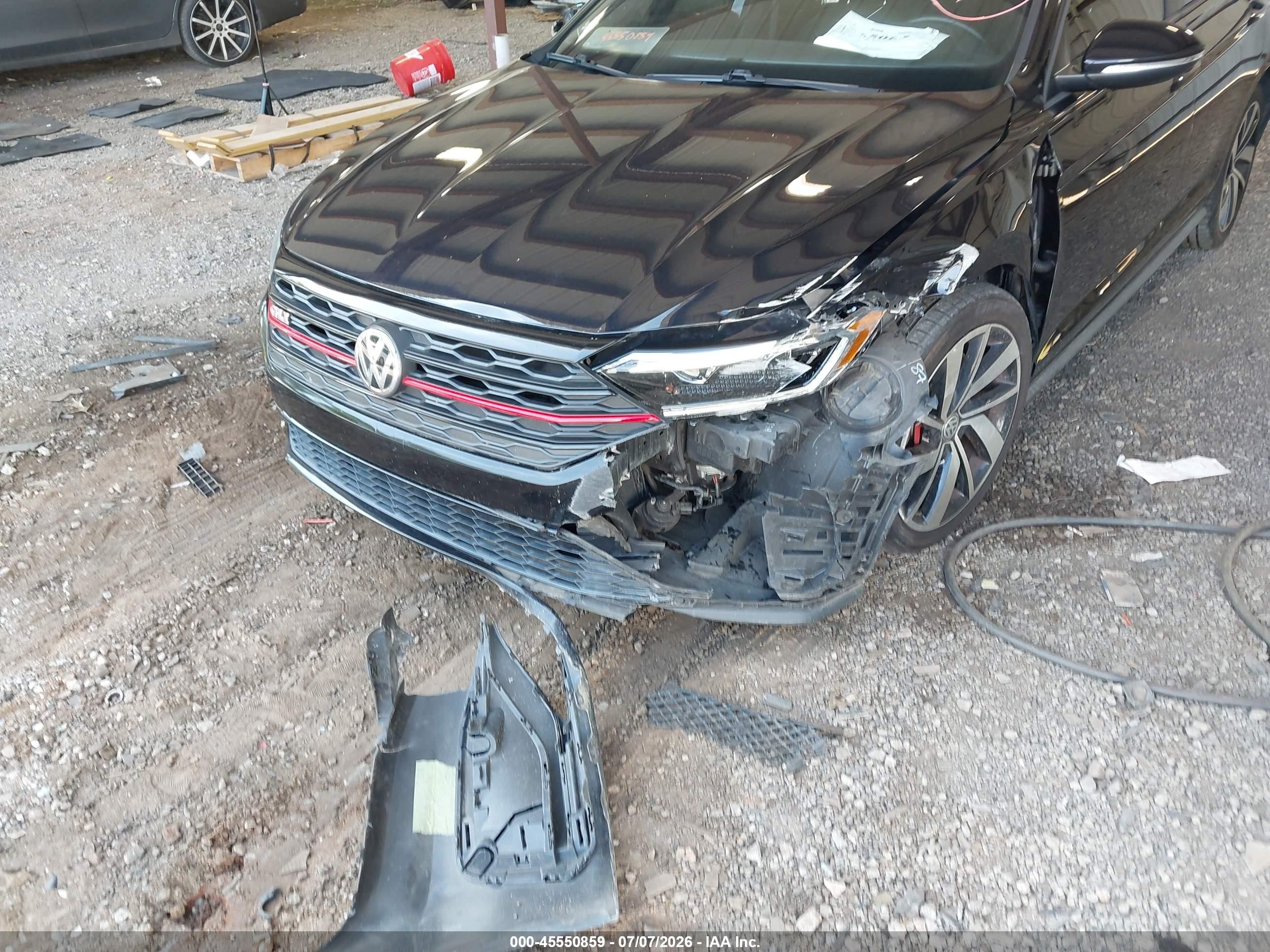 2020 Volkswagen Jetta Gli 2.0t Autobahn/2.0t S Black vin: 3VW6T7BU7LM021467