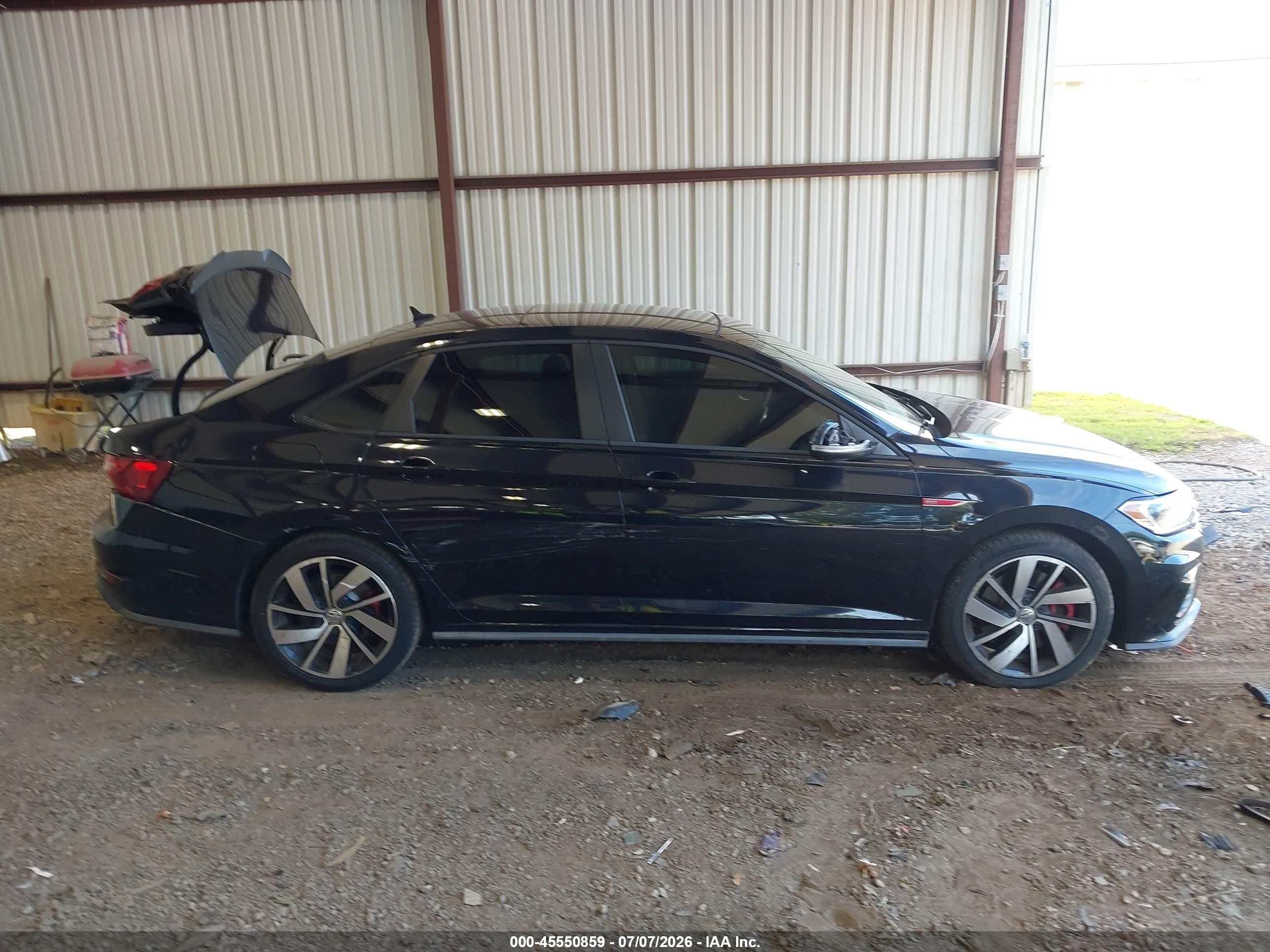 2020 Volkswagen Jetta Gli 2.0t Autobahn/2.0t S Black vin: 3VW6T7BU7LM021467