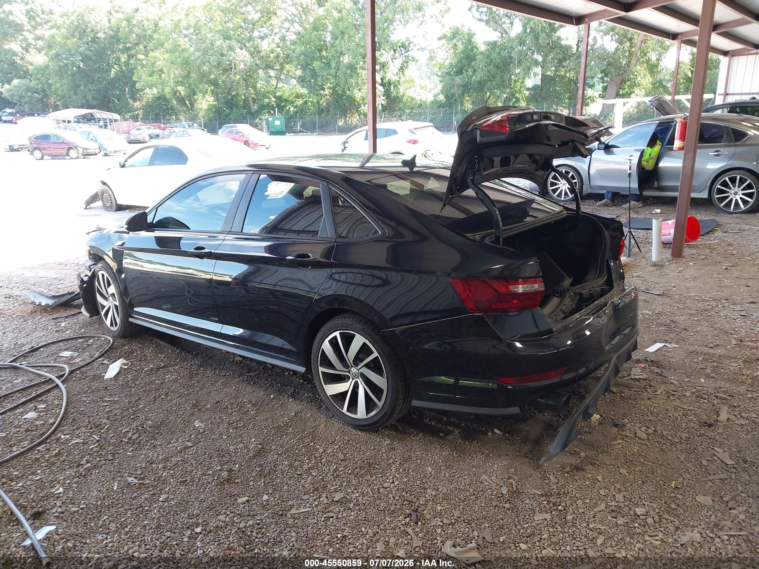 2020 Volkswagen Jetta Gli 2.0t Autobahn/2.0t S Black vin: 3VW6T7BU7LM021467