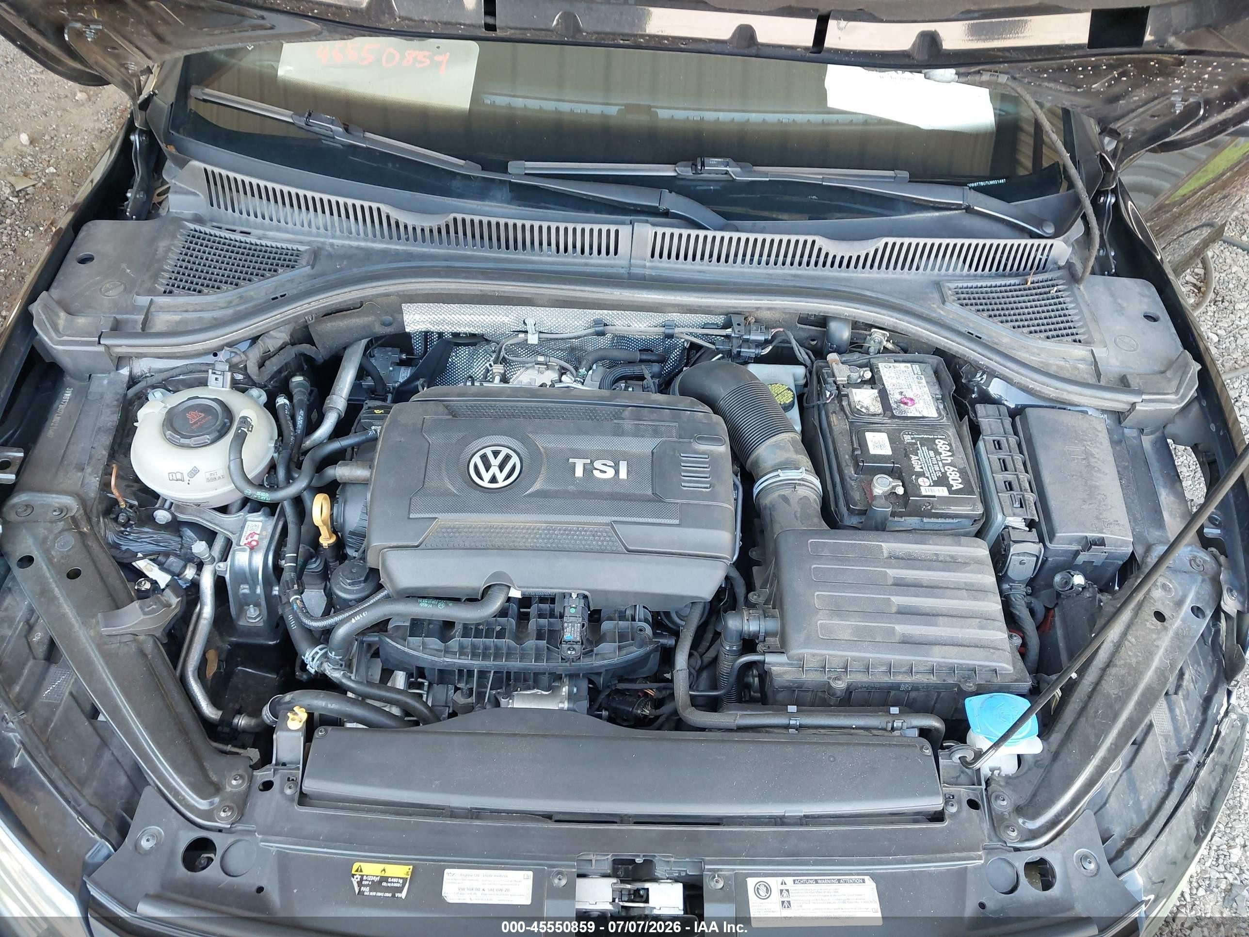 2020 Volkswagen Jetta Gli 2.0t Autobahn/2.0t S Black vin: 3VW6T7BU7LM021467