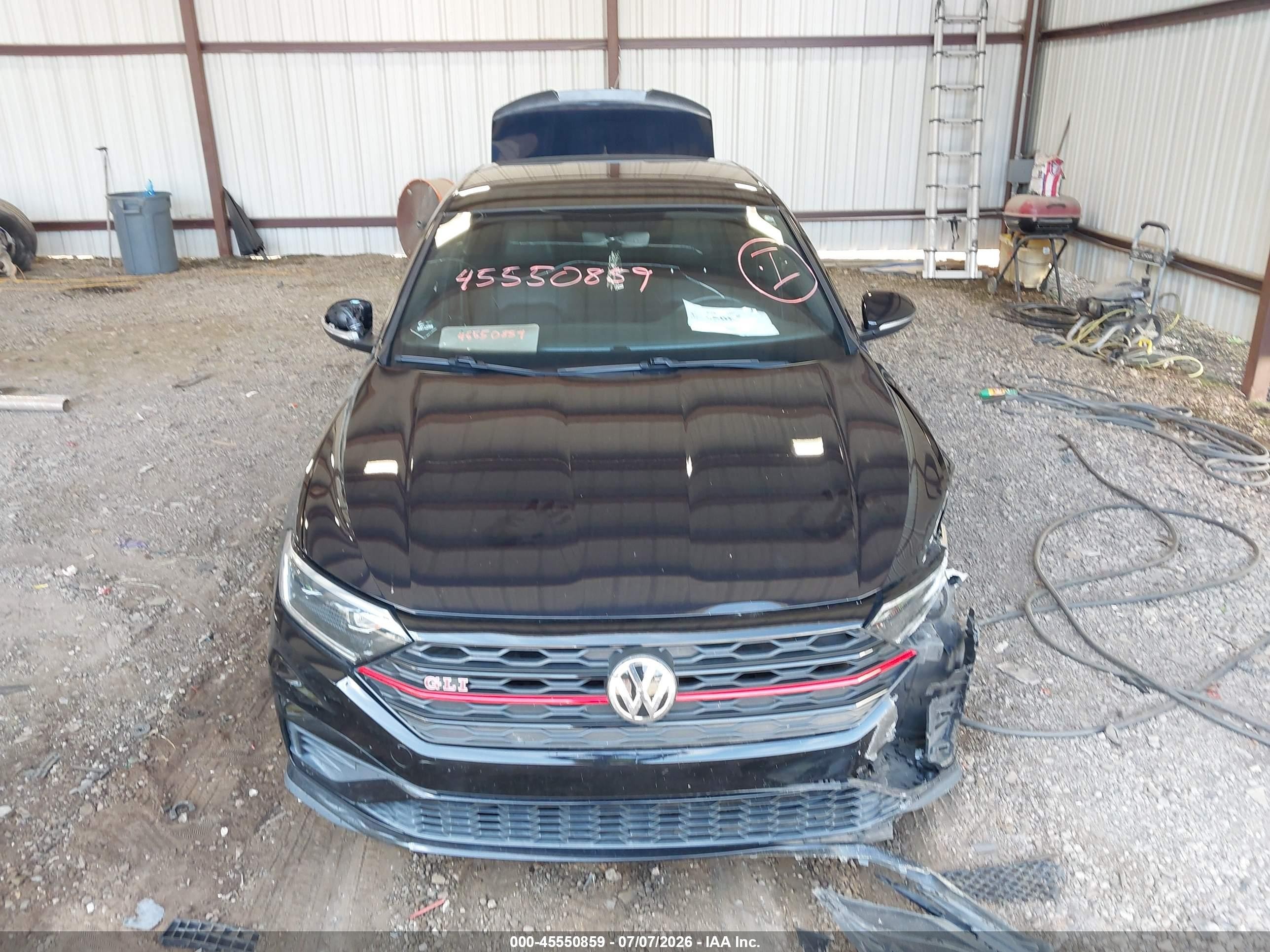 2020 Volkswagen Jetta Gli 2.0t Autobahn/2.0t S Black vin: 3VW6T7BU7LM021467