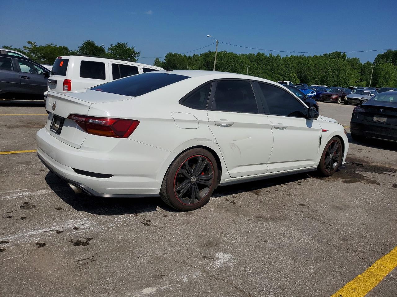 2019 Volkswagen Jetta Gli Белый vin: 3VW6T7BU9KM192591