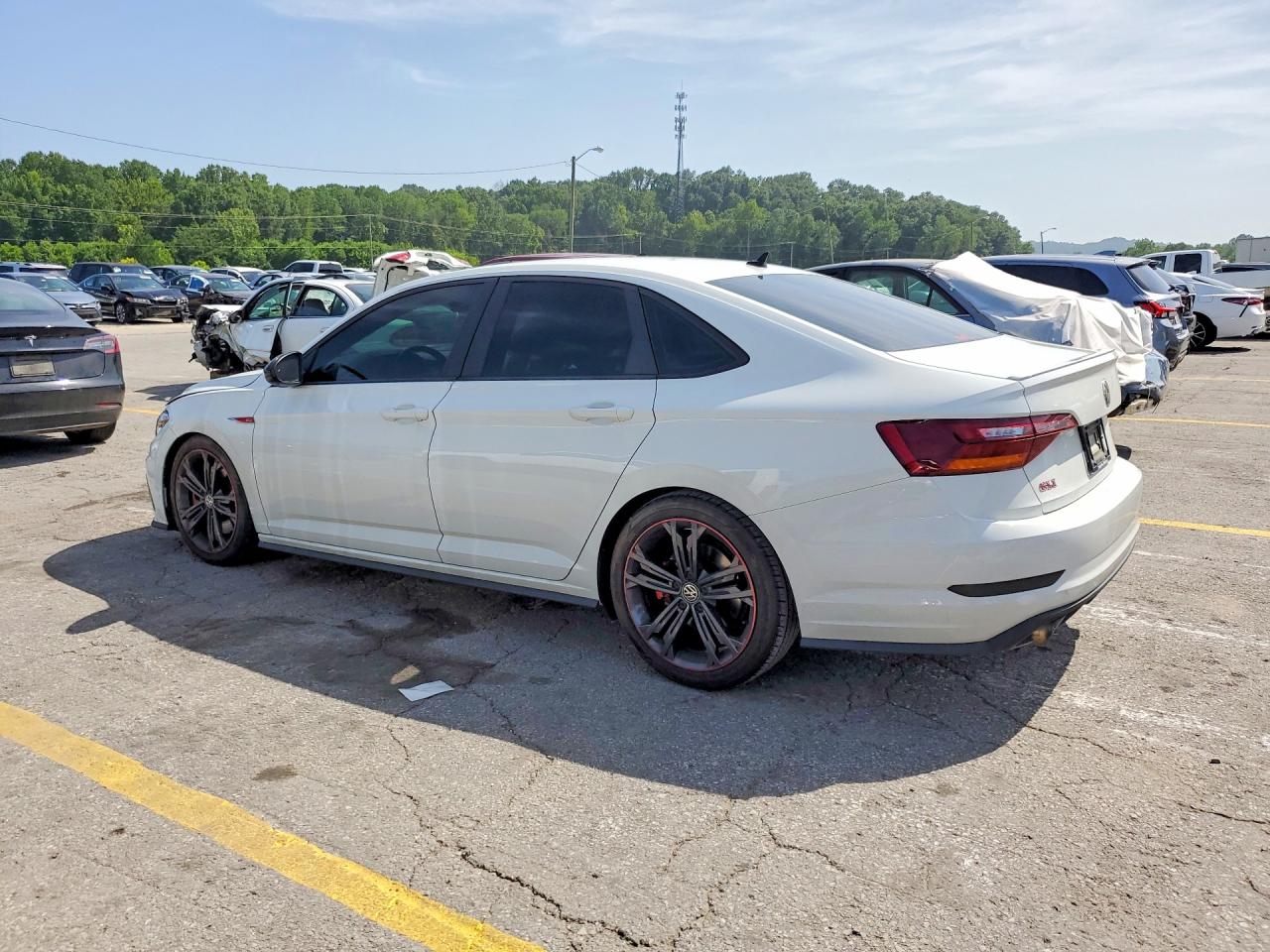 2019 Volkswagen Jetta Gli Белый vin: 3VW6T7BU9KM192591
