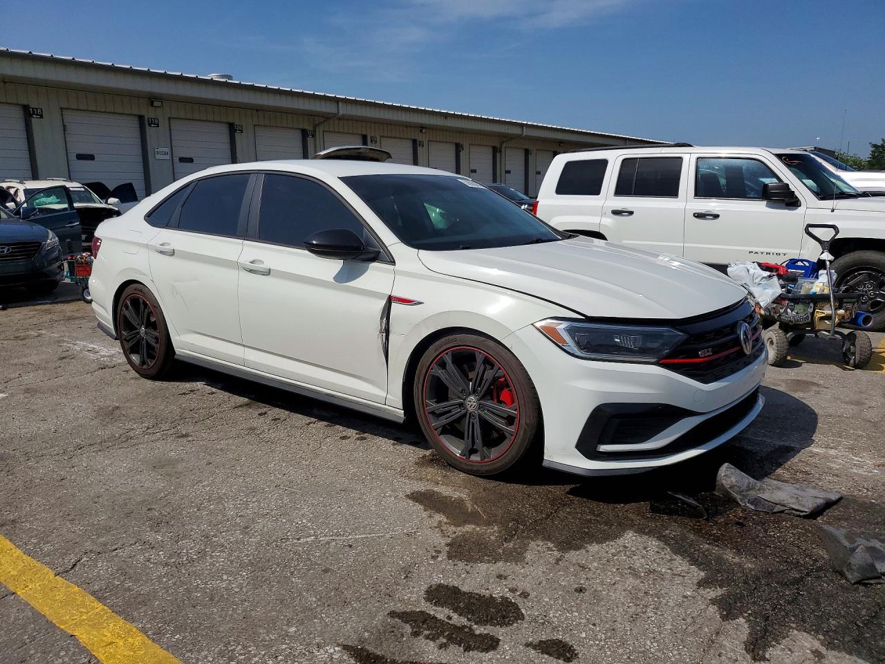 2019 Volkswagen Jetta Gli Белый vin: 3VW6T7BU9KM192591