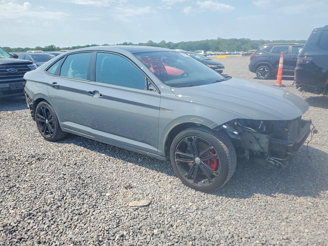 2021 Volkswagen Jetta Gli Gray vin: 3VW6T7BU9MM042175