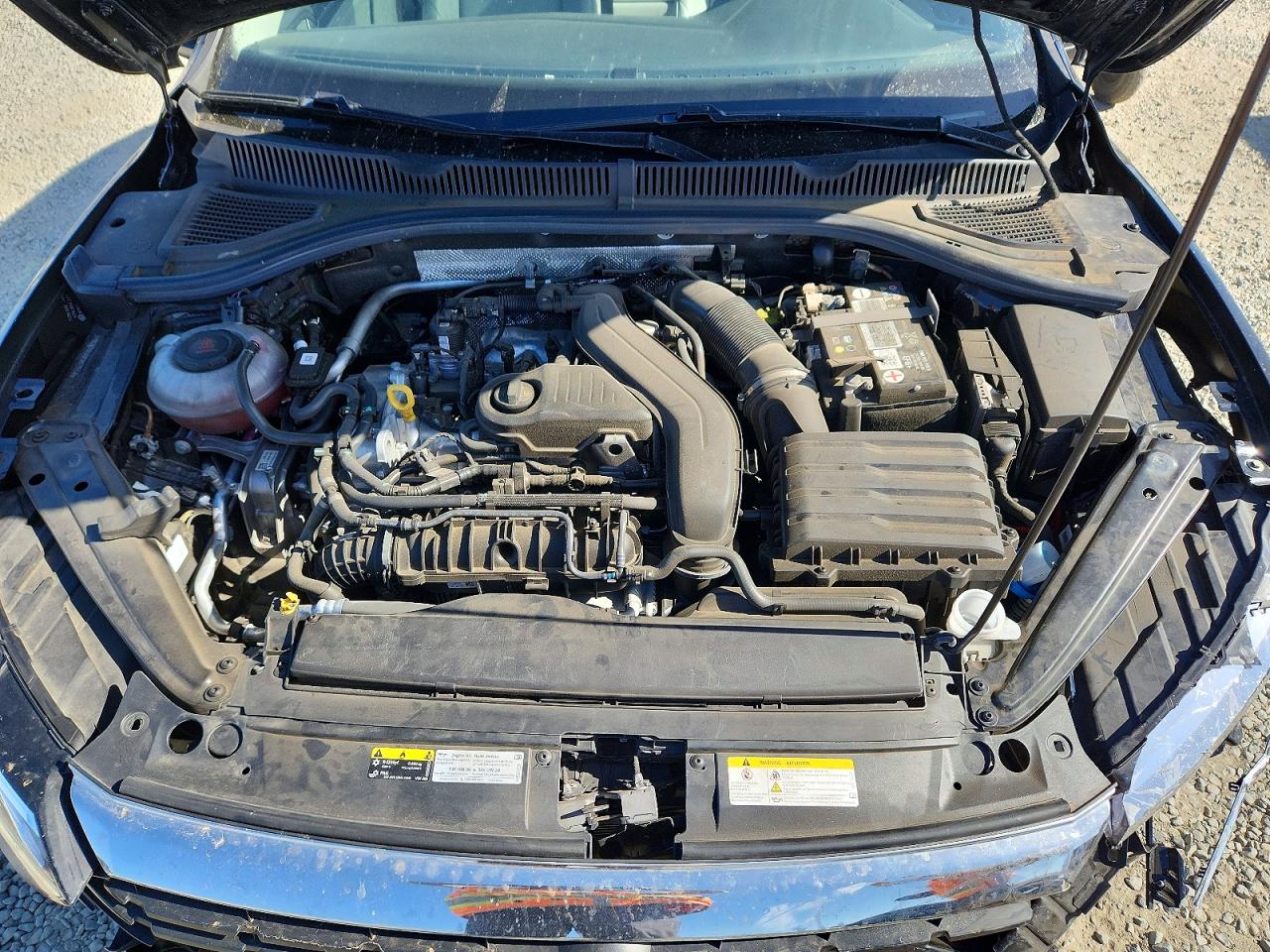2023 Volkswagen Jetta Se Black vin: 3VW7M7BU0PM015534