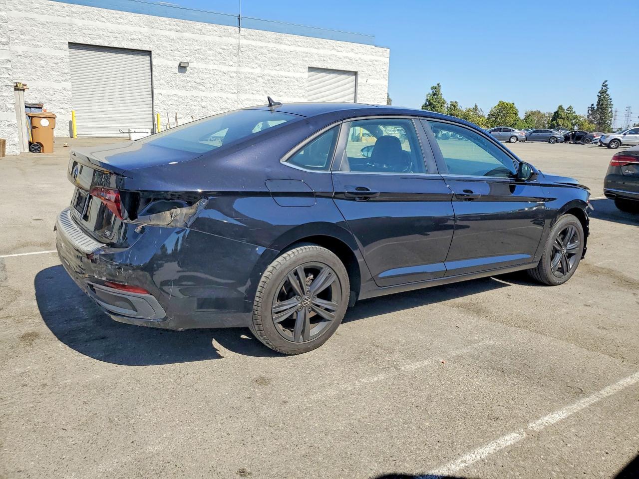 2023 Volkswagen Jetta Se Black vin: 3VW7M7BU3PM047409