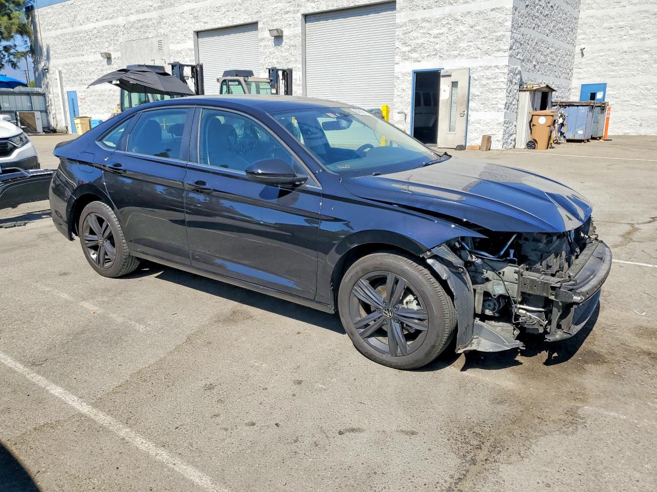2023 Volkswagen Jetta Se Black vin: 3VW7M7BU3PM047409