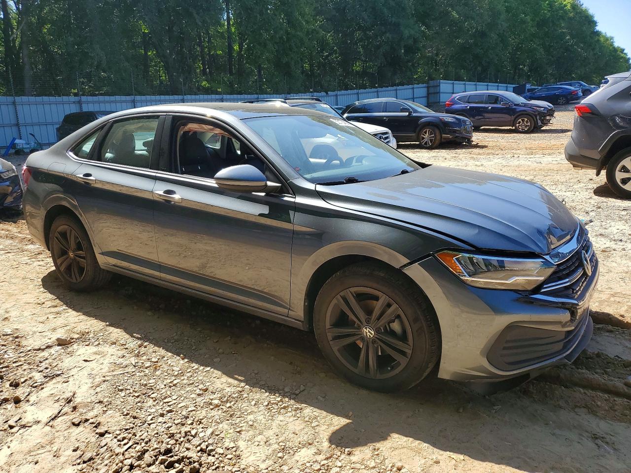 2022 Volkswagen Jetta Se Gray vin: 3VW7M7BU4NM003366