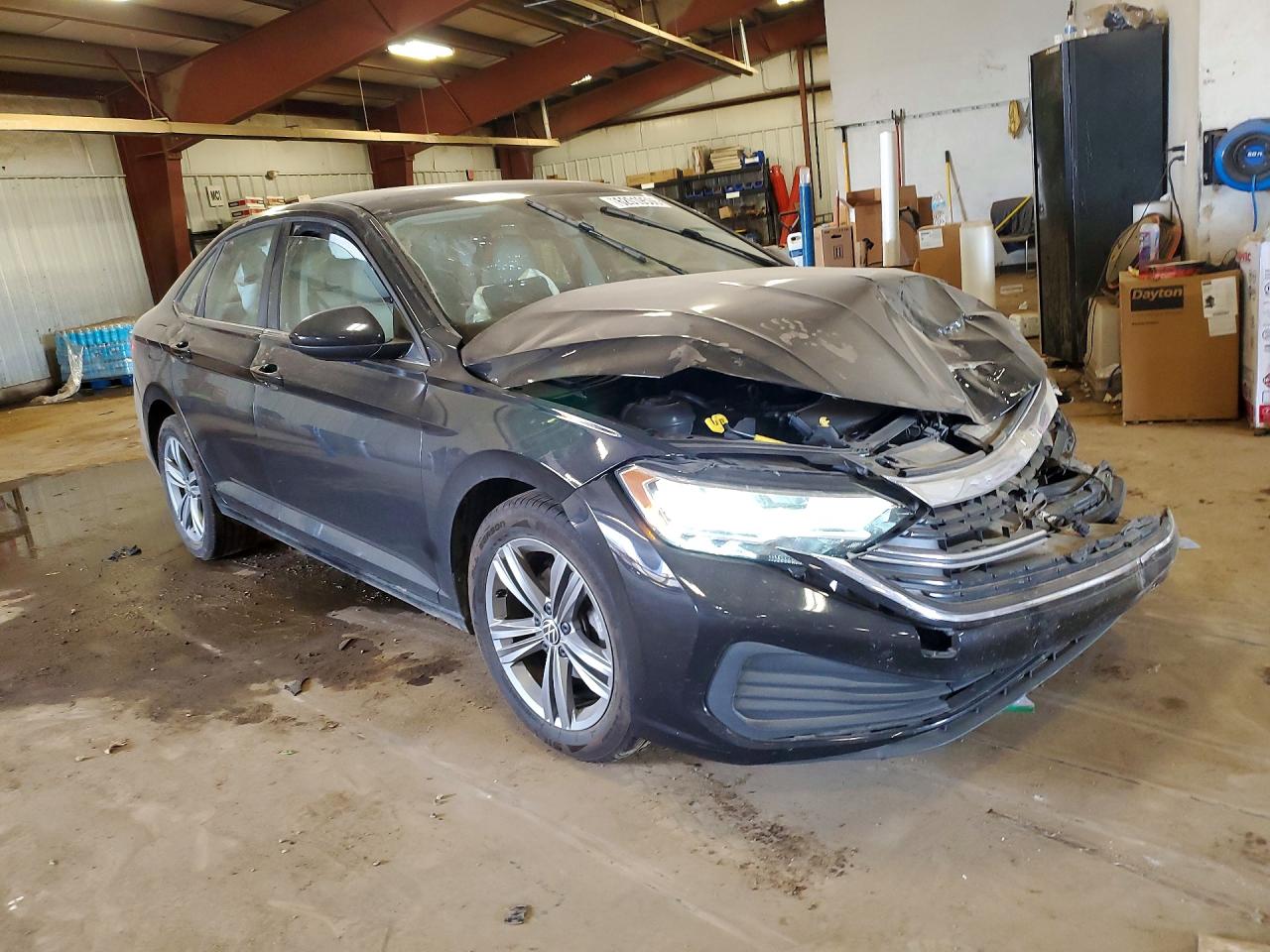 2023 Volkswagen Jetta Se Black vin: 3VW7M7BU5PM051090