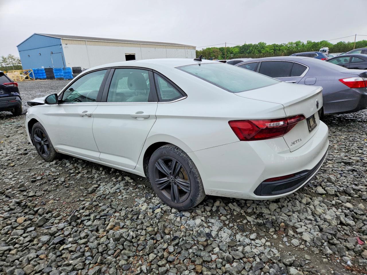 2022 Volkswagen Jetta Se White vin: 3VW7M7BU7NM021571