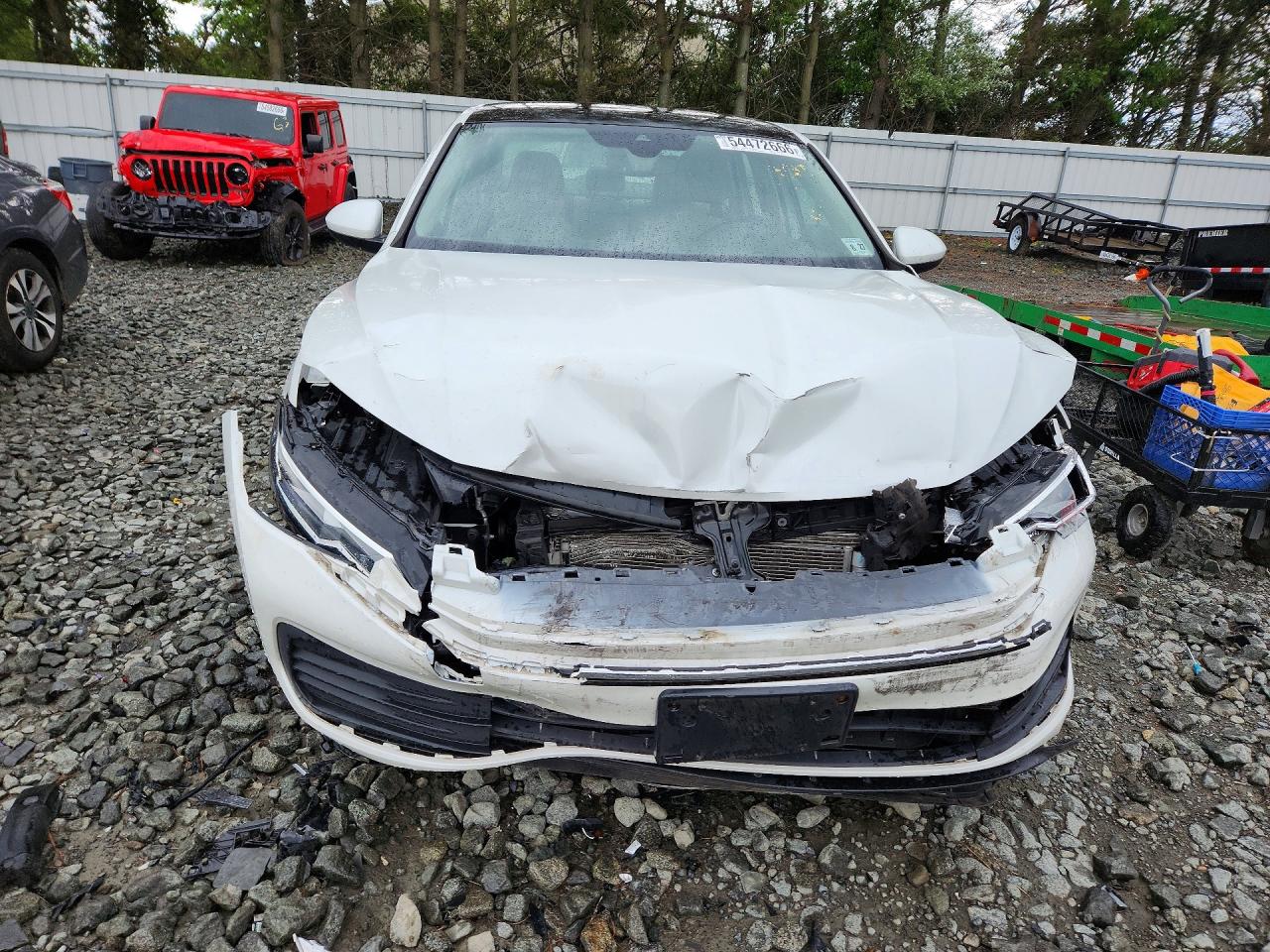 2022 Volkswagen Jetta Se White vin: 3VW7M7BU7NM021571