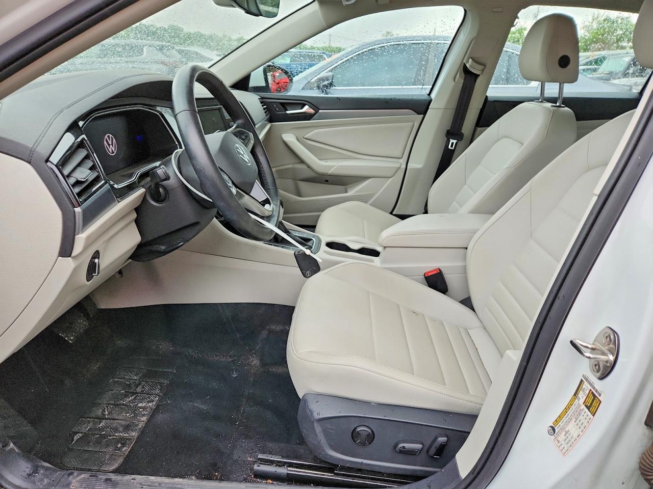 2022 Volkswagen Jetta Se White vin: 3VW7M7BU7NM021571