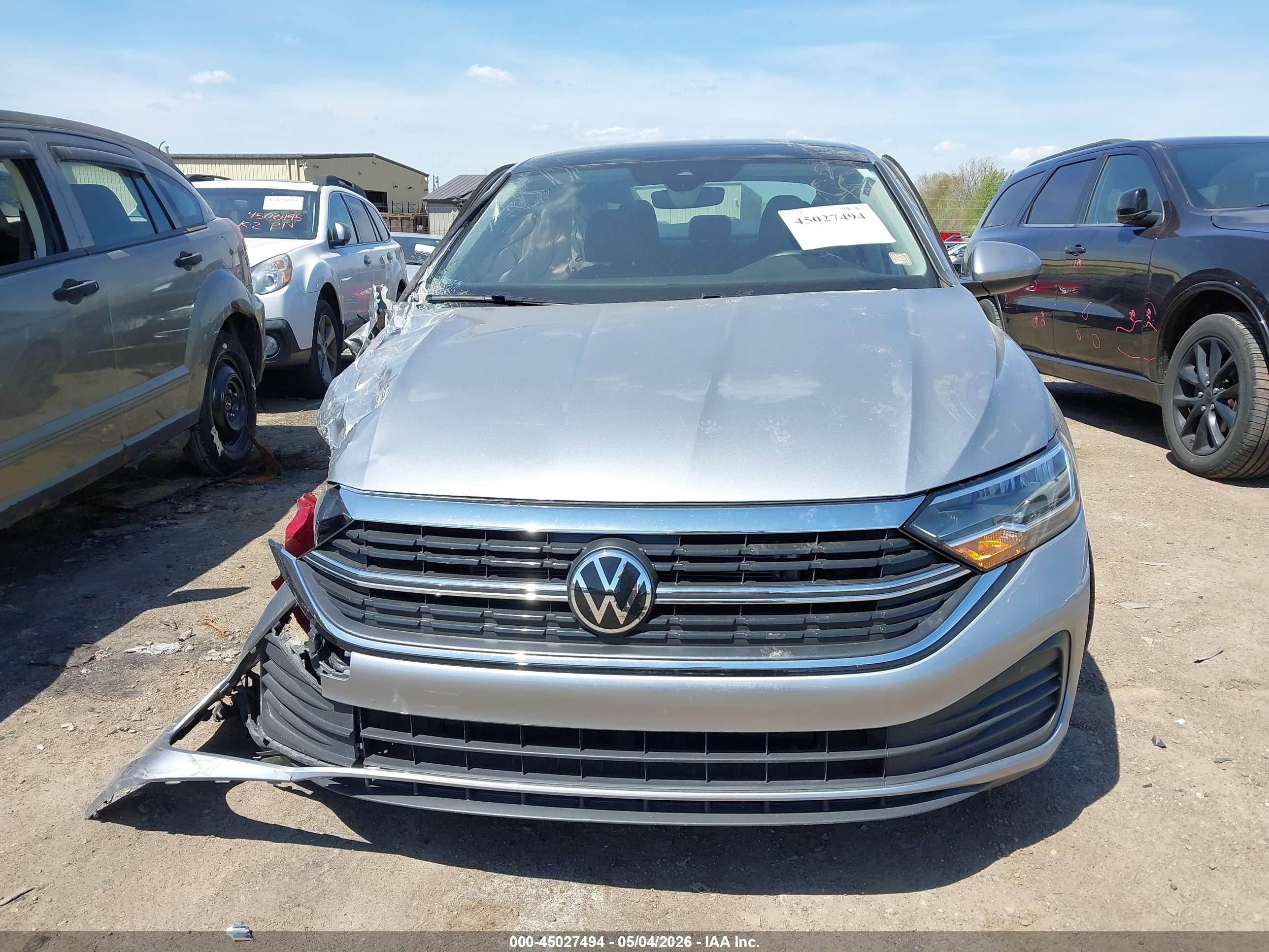 2024 Volkswagen Jetta 1.5t Se Silver vin: 3VW7M7BU7RM024878