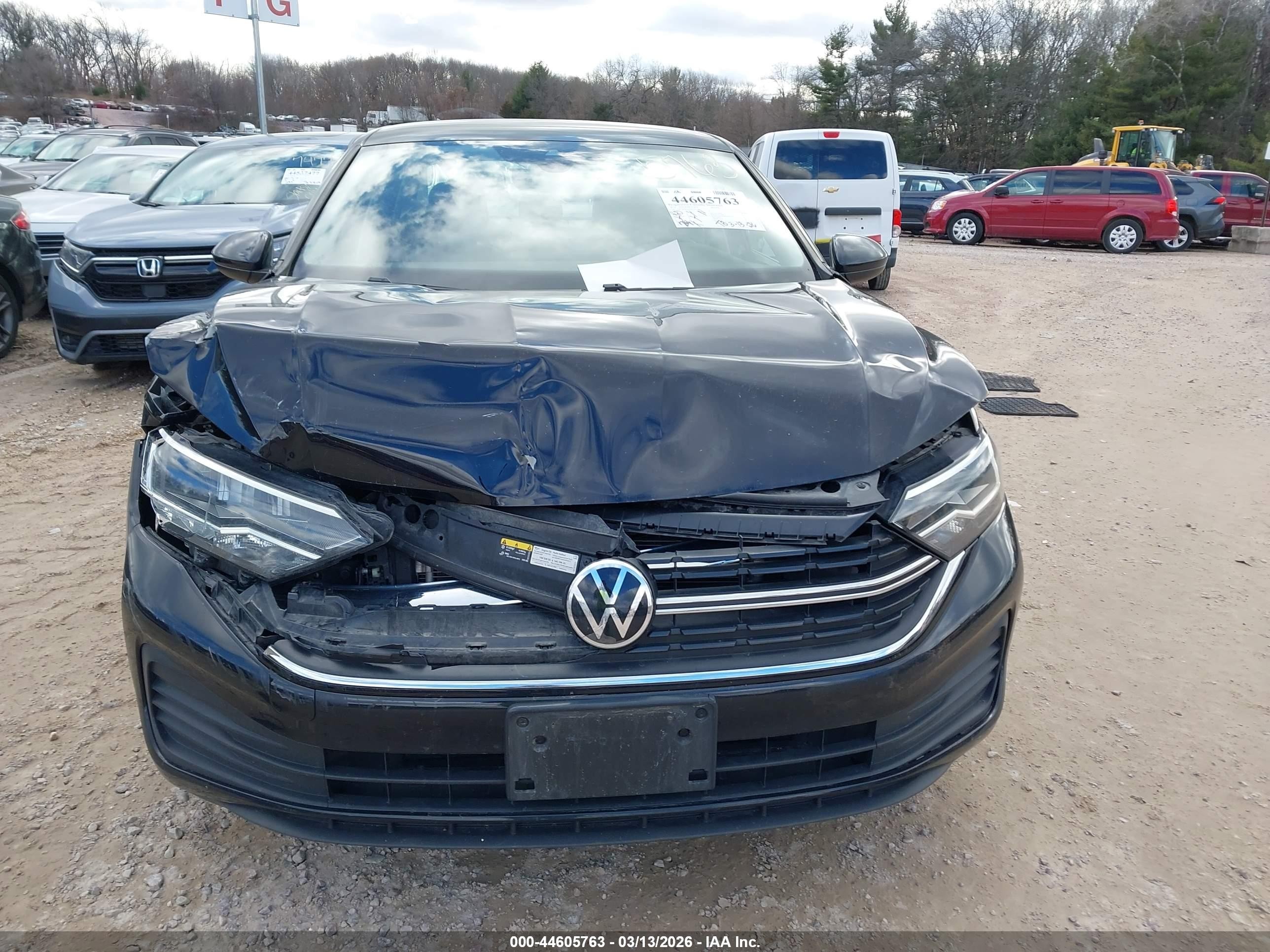 2023 Volkswagen Jetta 1.5t Se Синий vin: 3VW7M7BU9PM053943