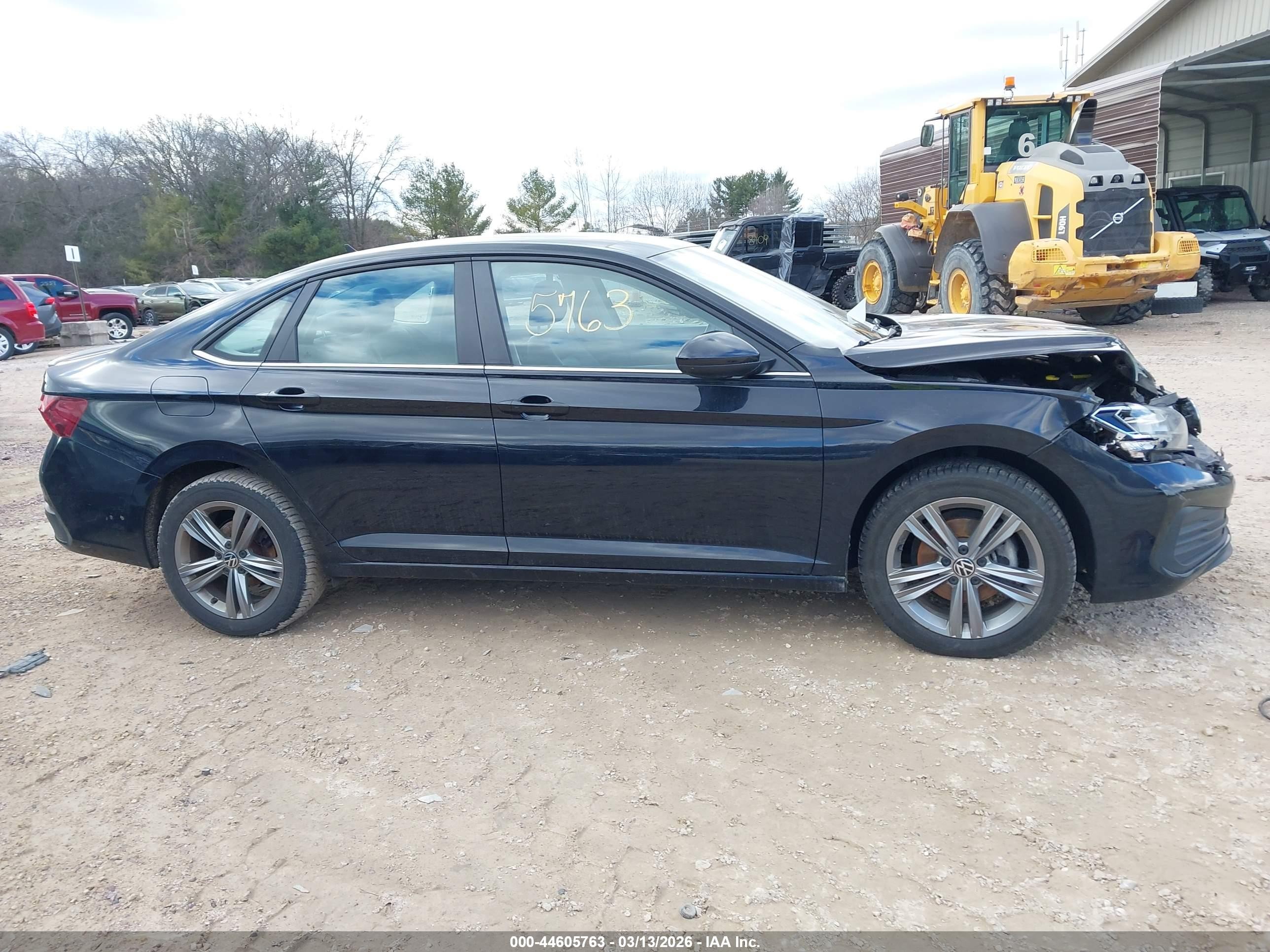 2023 Volkswagen Jetta 1.5t Se Синий vin: 3VW7M7BU9PM053943