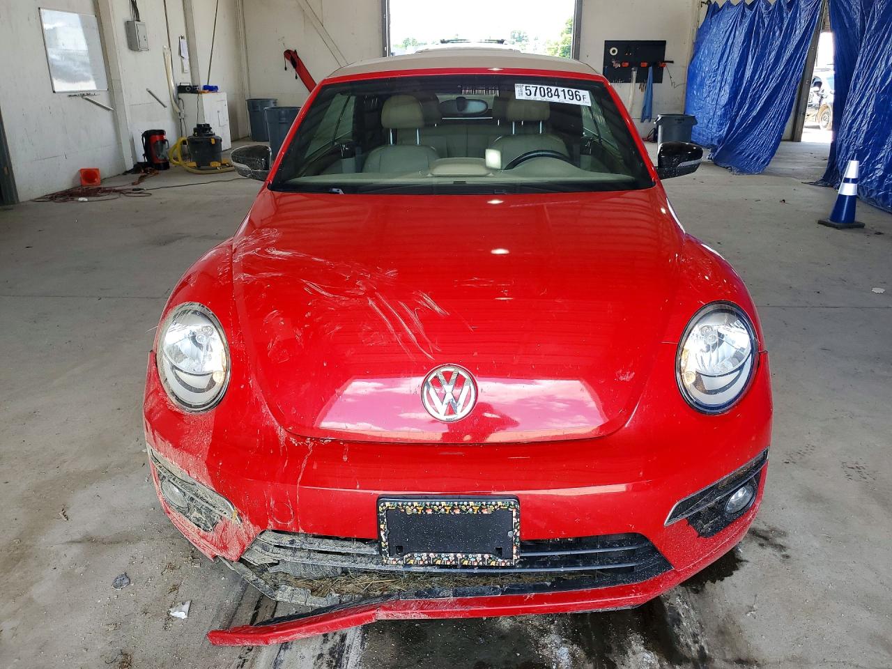 2014 Volkswagen Beetle Turbo Red vin: 3VW7T7AT1EM804901