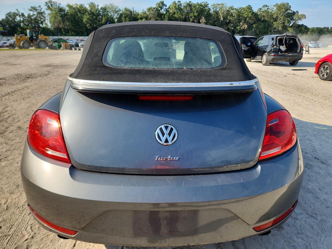 2013 Volkswagen Beetle Turbo Gray vin: 3VW7T7AT4DM822744