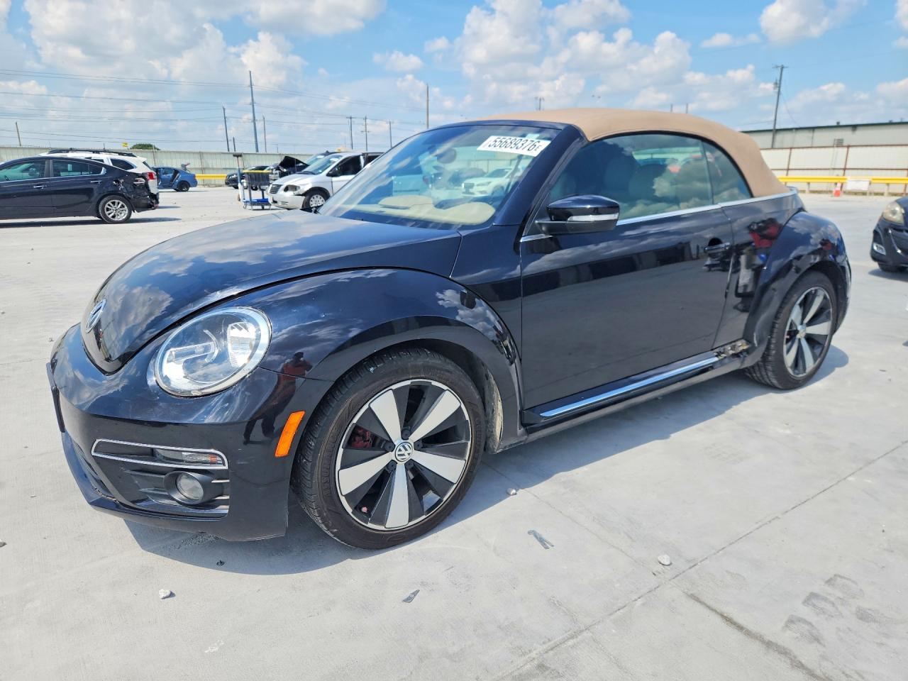 2013 Volkswagen Beetle Turbo Black vin: 3VW7T7AT5DM822221