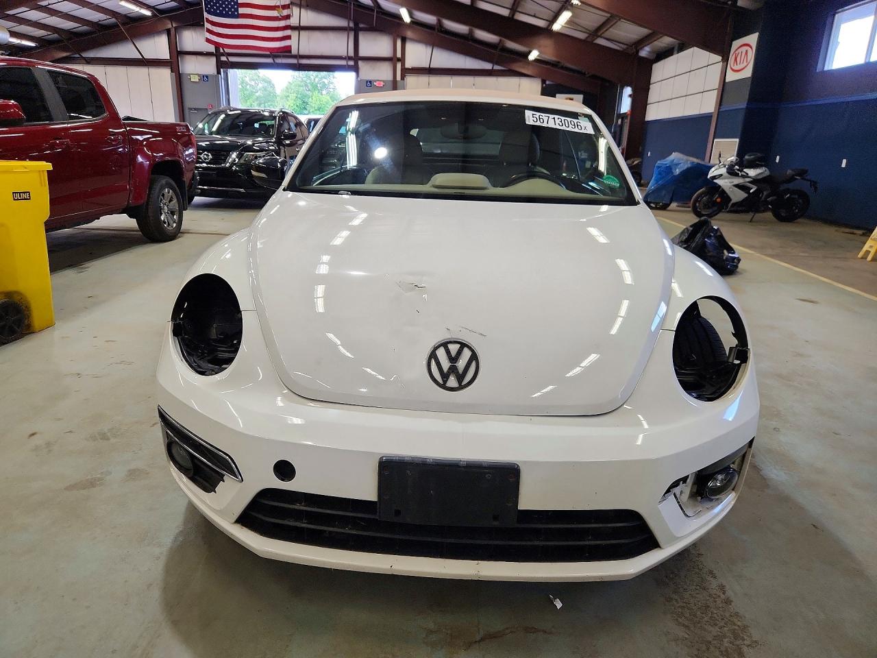 2013 Volkswagen Beetle Turbo White vin: 3VW7T7AT7DM821605