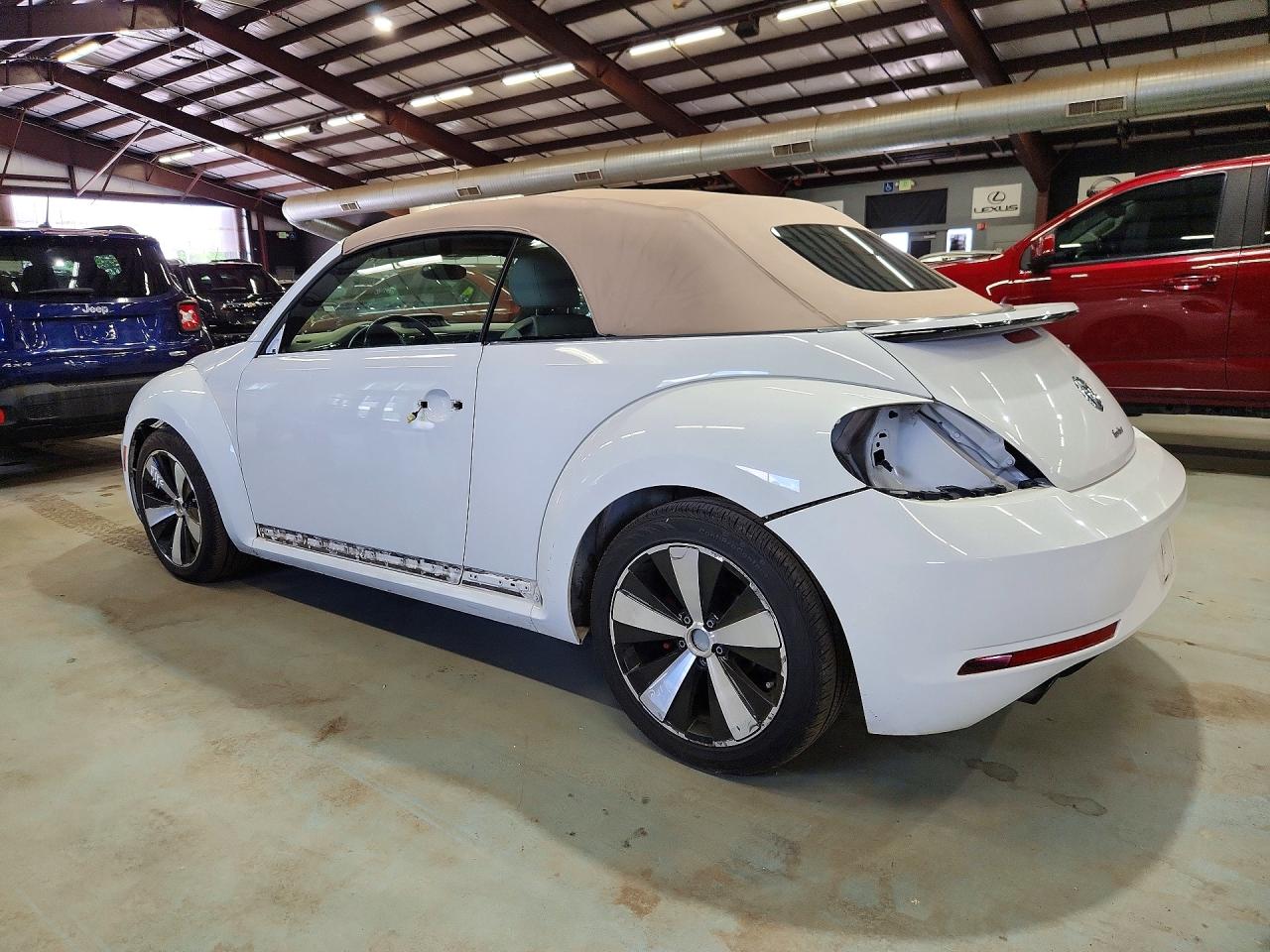 2013 Volkswagen Beetle Turbo White vin: 3VW7T7AT7DM821605