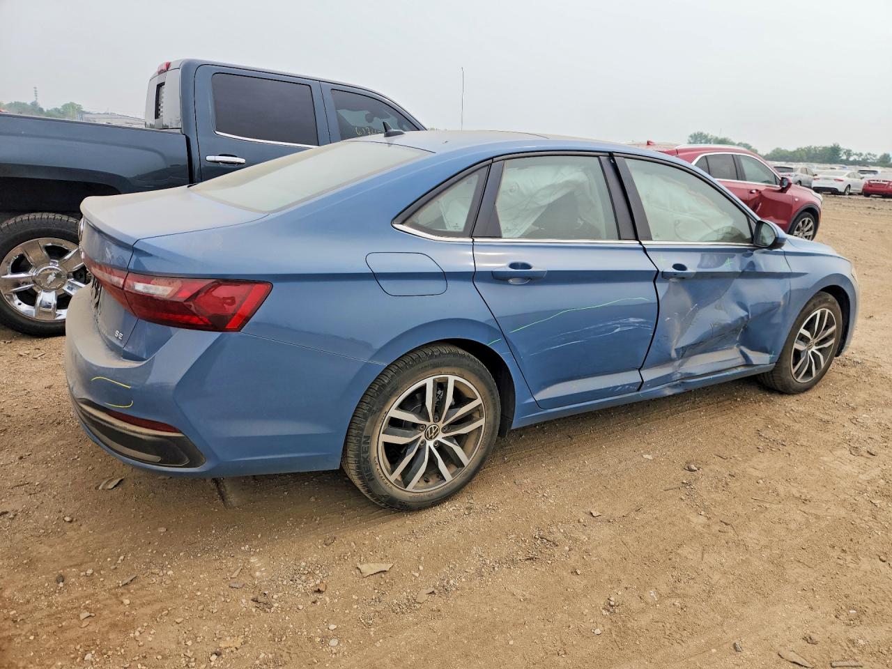2026 Volkswagen Jetta Se Blue vin: 3VW7W7BU8TM040458